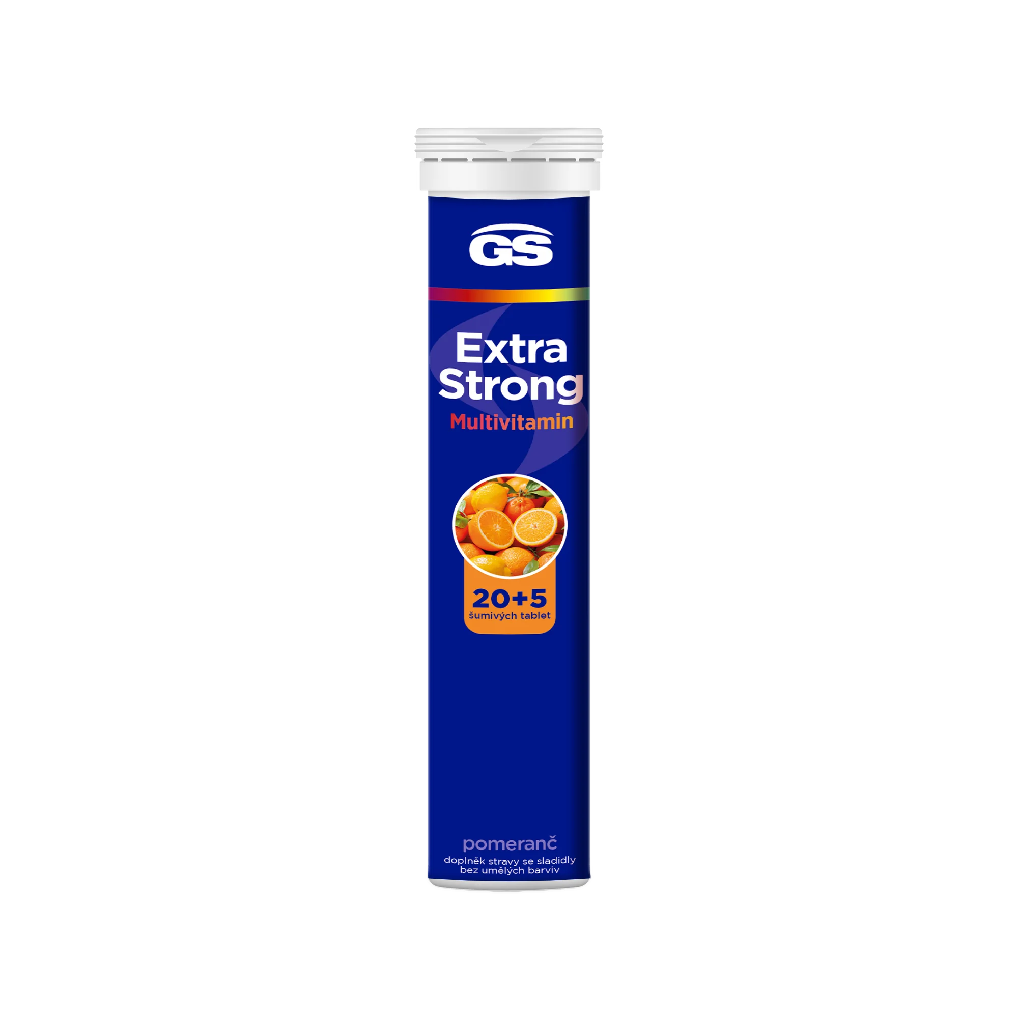 GS Extra Strong Multivitamin pomaranč eff.tbl.20+5