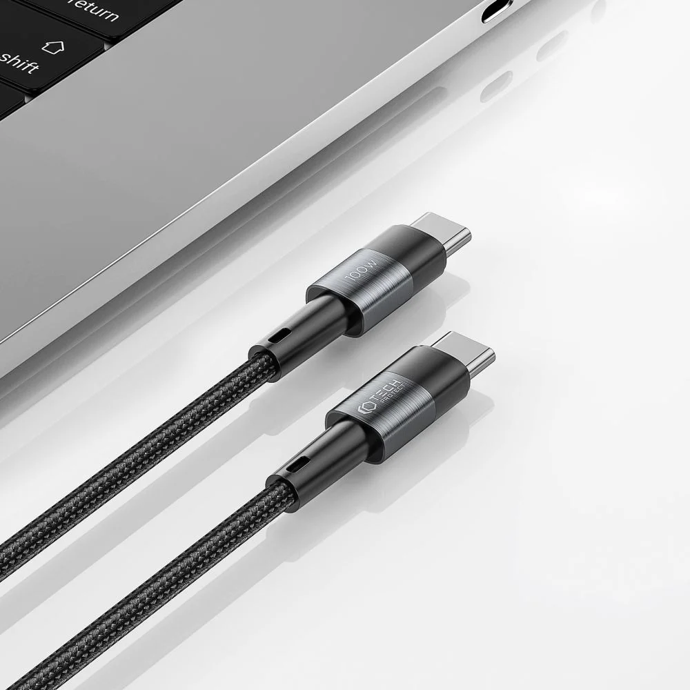 Tech-Protect Ultraboost kábel USB-C / USB-C PD 100W 5A 0.5m, čierny 