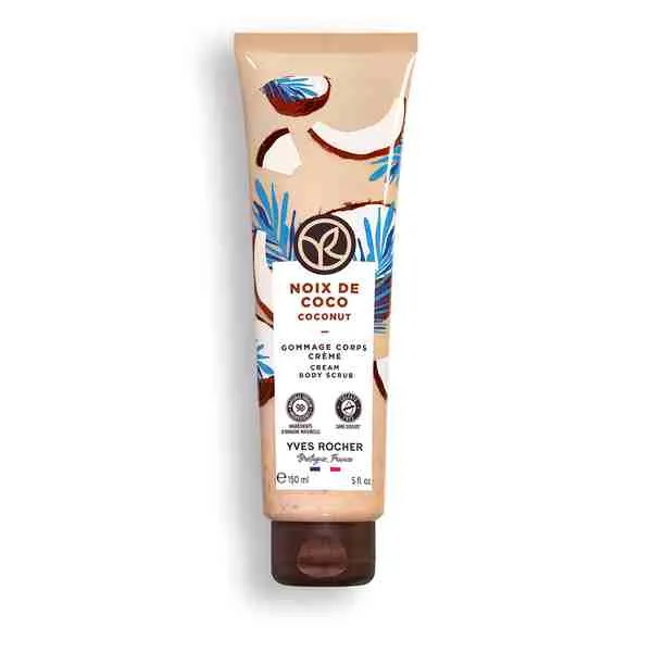 Yves Rocher Krémový telový peeling Kokos 1×150 ml, telový peeling