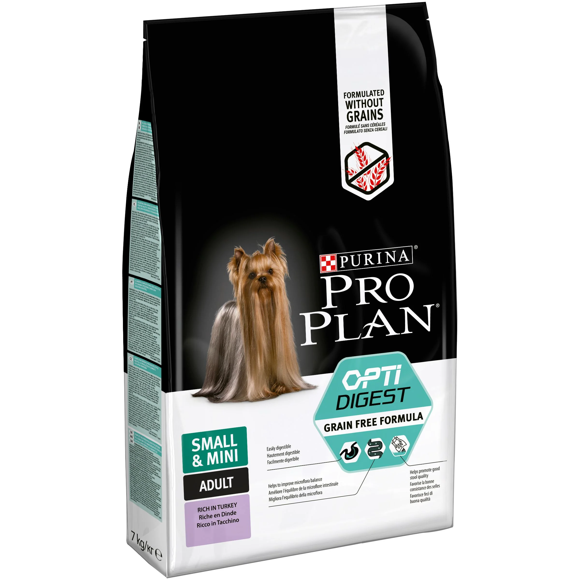 PRO PLAN SMALL & MINI ADULT OPTIDIGEST Grain Free morka 7 kg