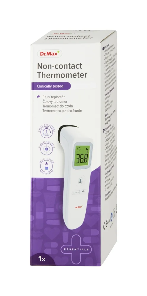 Dr. Max Non-contact Thermometer 1×1 ks, čelový teplomer