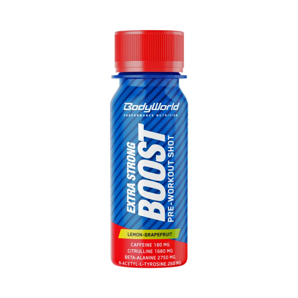 BodyWorld Boost Shot 80 ml citrón-grep