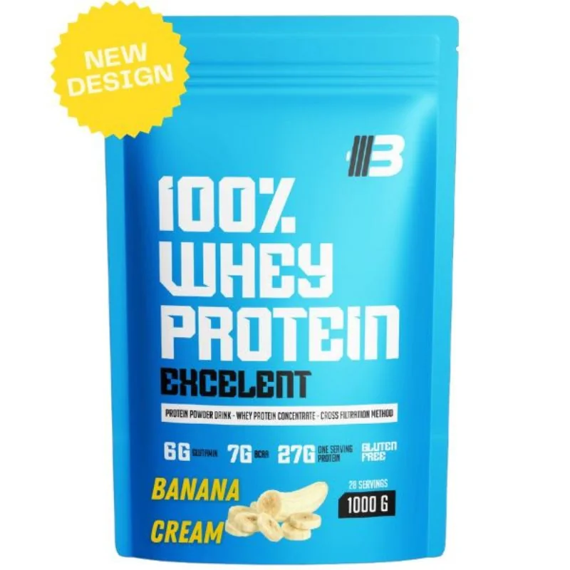 Excelent 100% Whey Proteín - banánový krém od BODY NUTRITION - 1000g