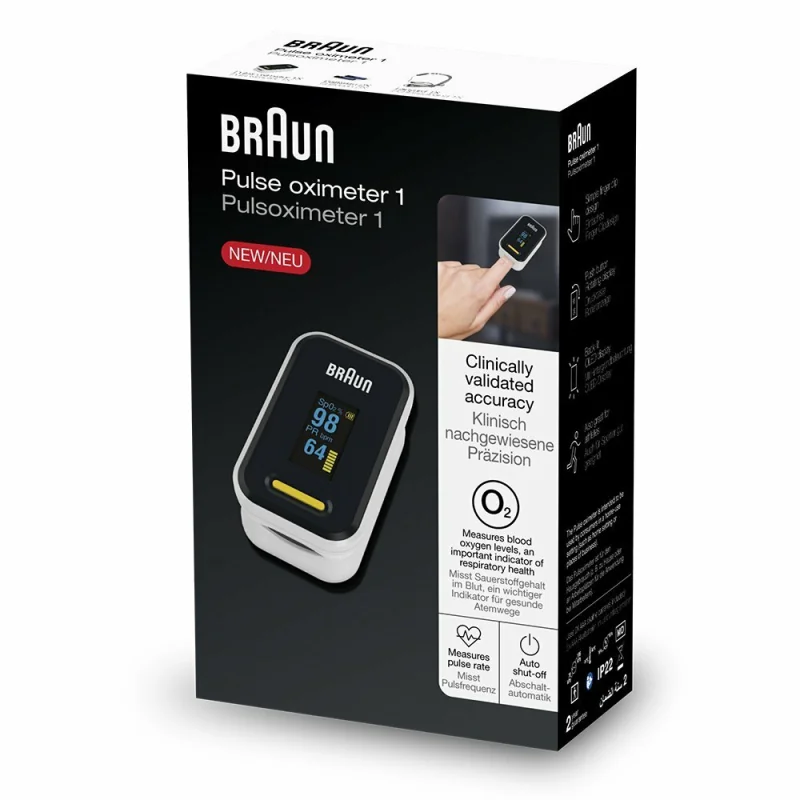 BRAUN 1 YK-81CEU Pulzný oxymeter s OLED displejom 