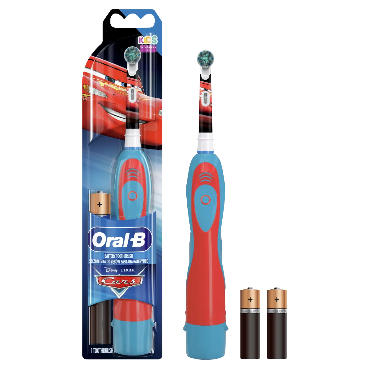 Oral B Batériová kefka Cars & Princess 1×1 ks, detská zubná kefka