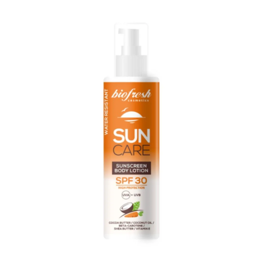 Opaľovacie telové mlieko SPF 30 s pumpičkou Biofresh Sun Care 200ml