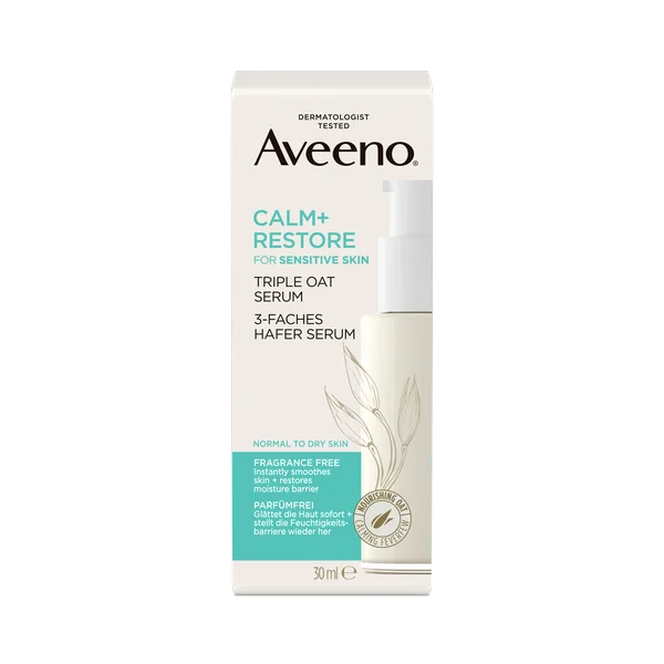 AVEENO® Calm+Restore Pleťové sérum s Trojitým ovseným komplexom