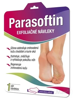 PARASOFTIN Exfoliačné ponožky