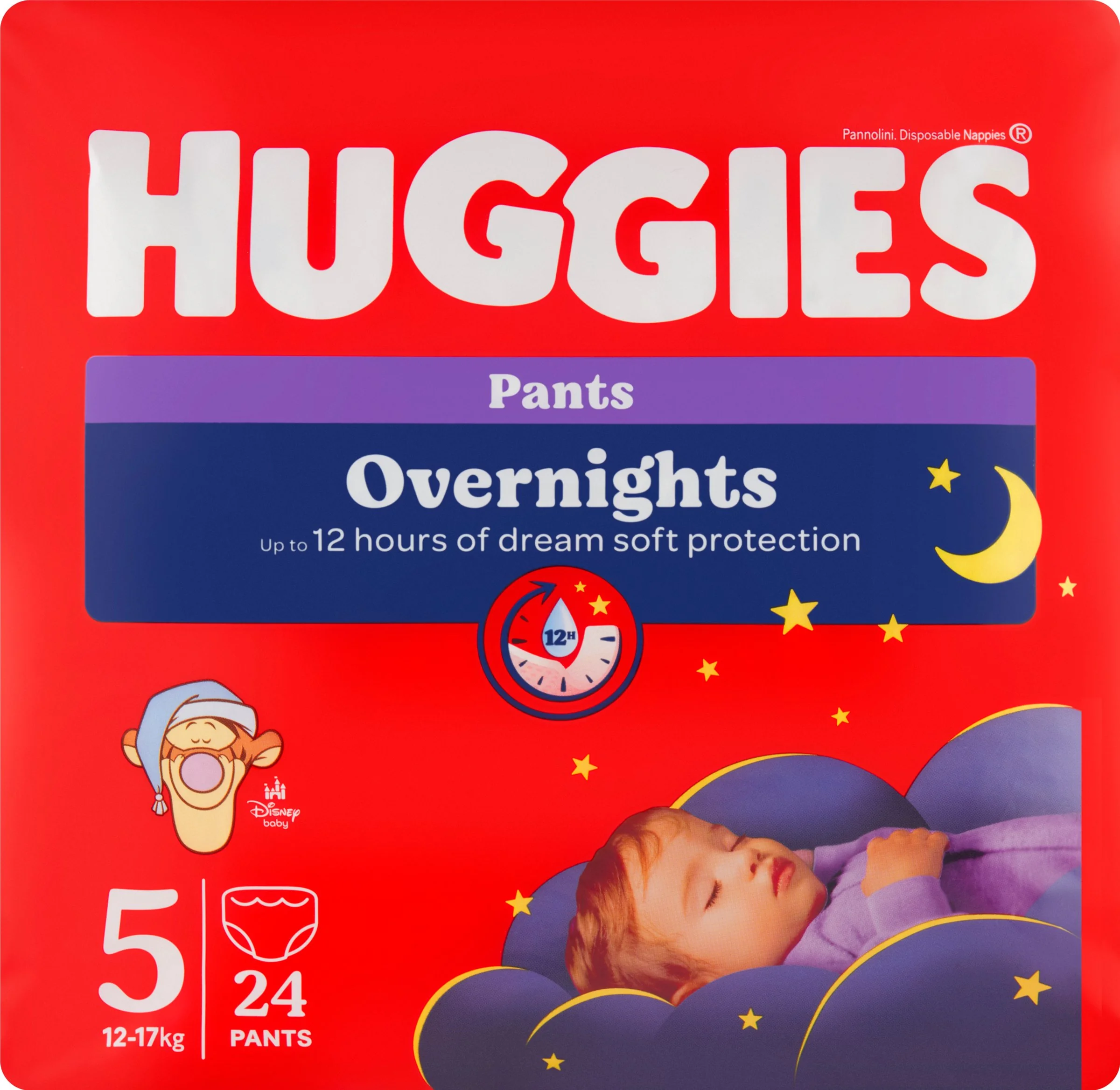 HUGGIES Overnights Pants 5 1×24 ks, jednorazové plienkové nohavičky