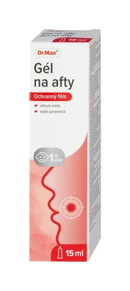 Dr. Max Gél na afty 1x15 ml, gél na afty a malé poranenia v ústnej dutine