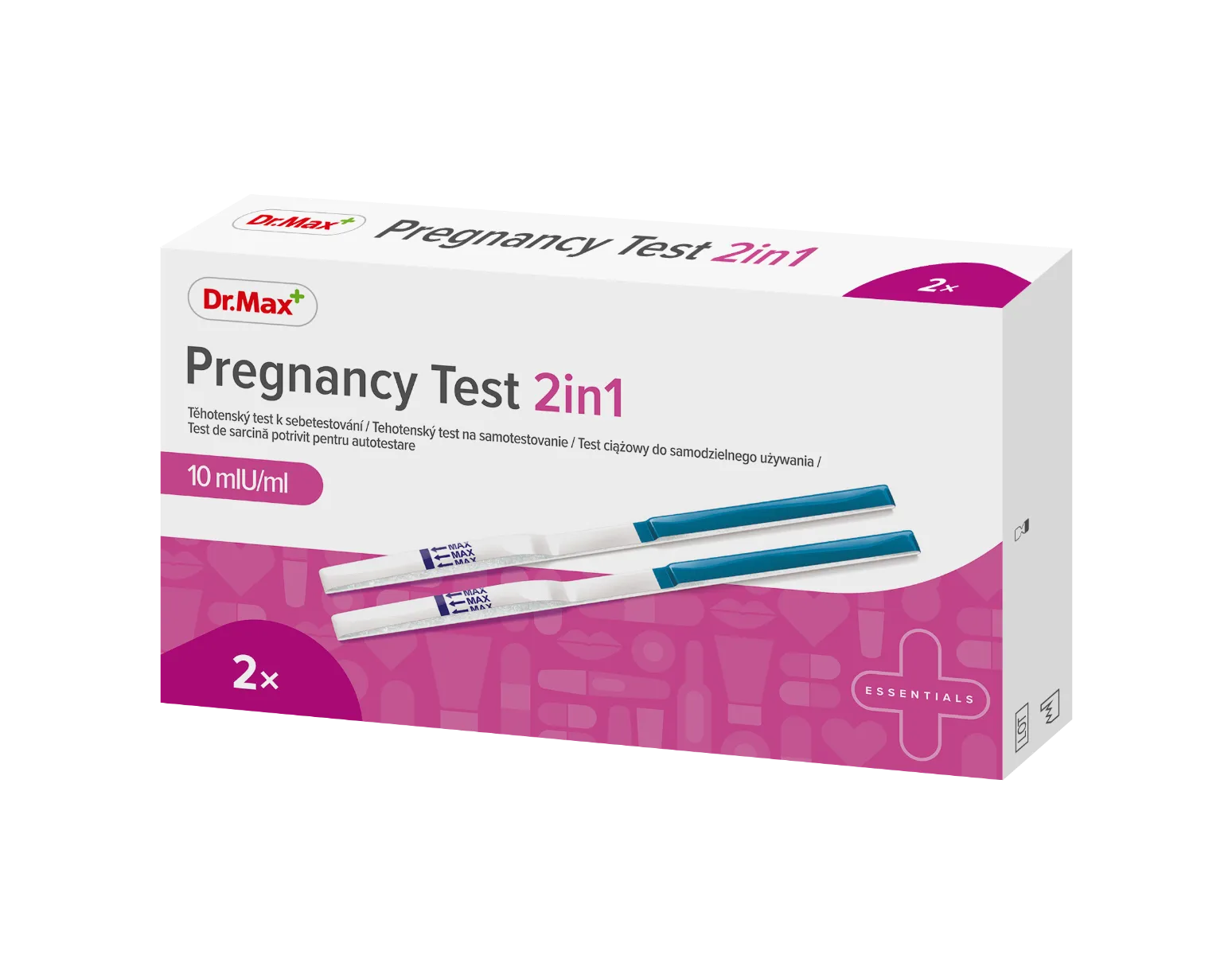 Dr. Max Pregnancy Test 2in1 1×2ks