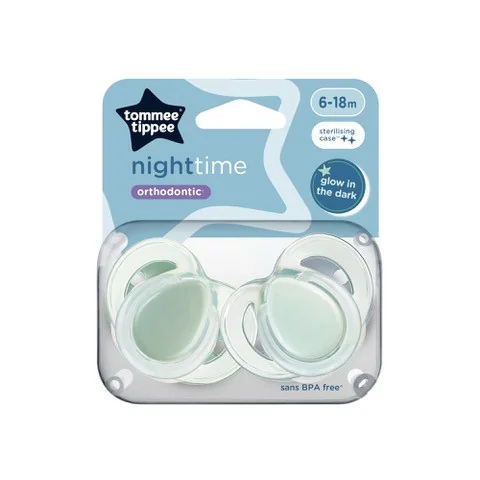 Tommee Tippee CTN Dudlík Night-time 6-18m, 2 ks - viac farebných variant