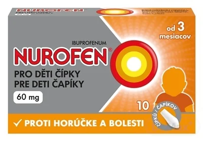 NUROFEN pre deti čapíky 60 mg