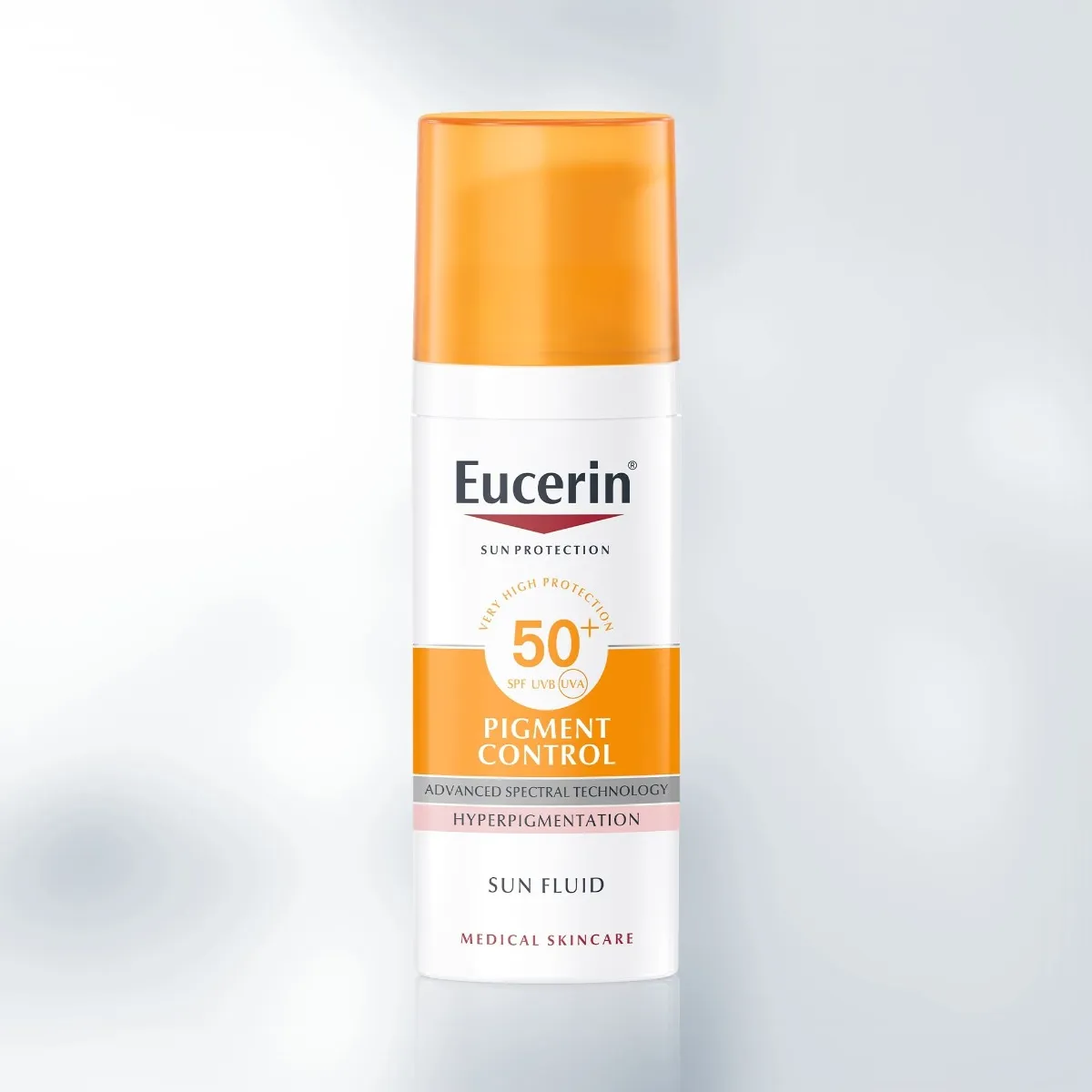 Eucerin SUN PIGMENT CONTROL SPF50+ Emulzia na tvár 1×50 ml, na opaľovanie s depigmentačným účinkom