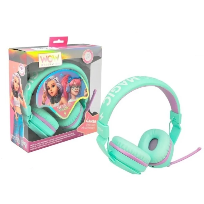 Kids Euroswan Bluetooth slúchadlá pre deti - WOW Generation KE-WOW00026