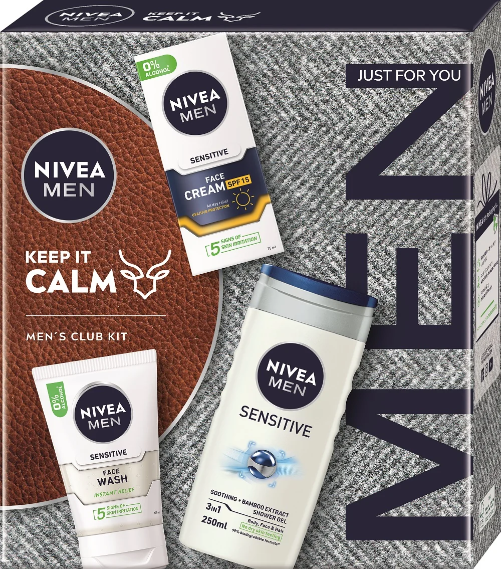 NIVEA MEN BOX FACE SENSITIVE