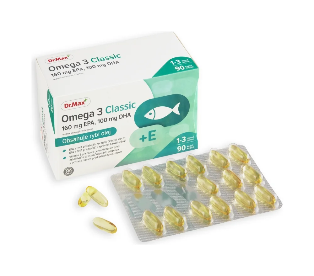 Dr. Max Omega 3 Classic 1×90 cps, výživový doplnok