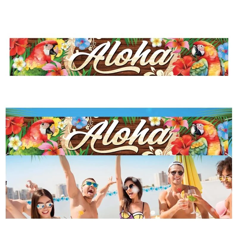 Guirca Banner Aloha papagáje 150cm