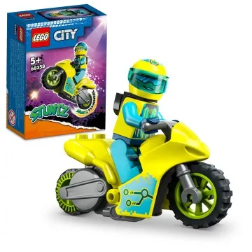 LEGO® City 60358 Kaskadérská kybermotorka 1×1 ks, lego stavebnica