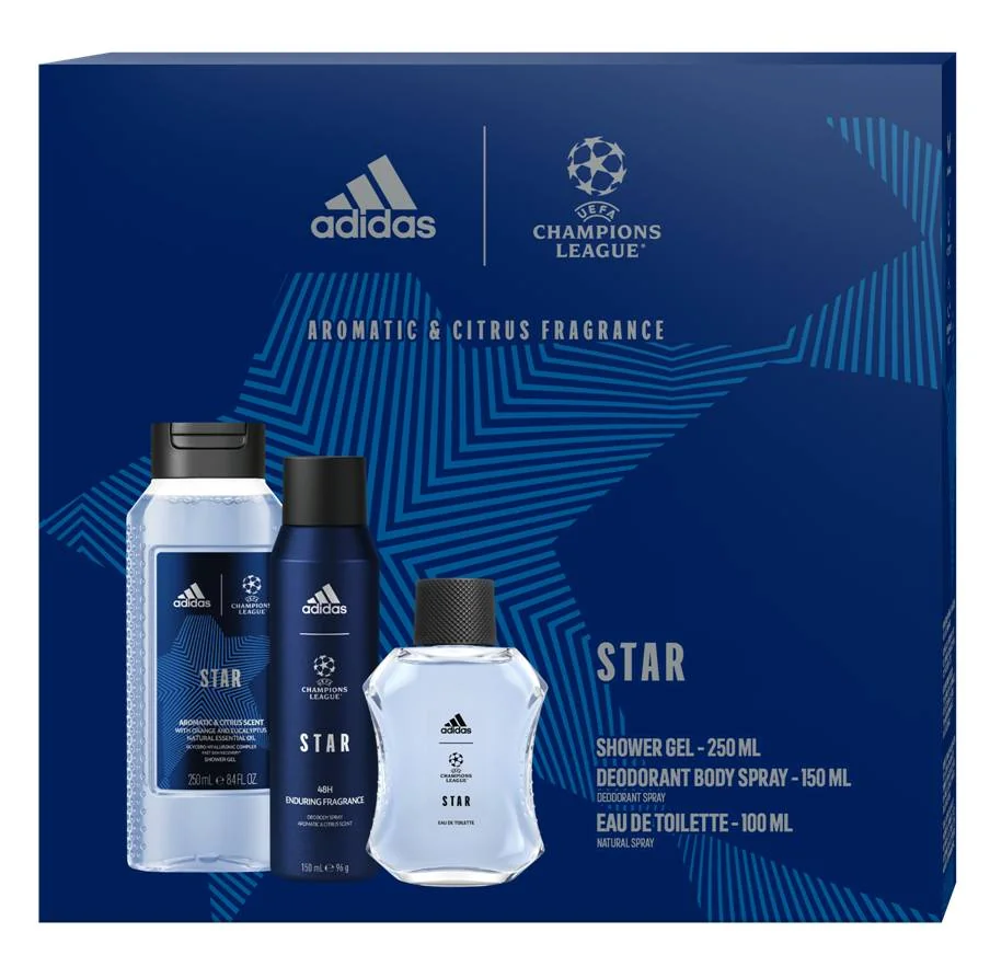 Adidas UEFA 10 EDT 100ml + BS 150ml + SG 250ml