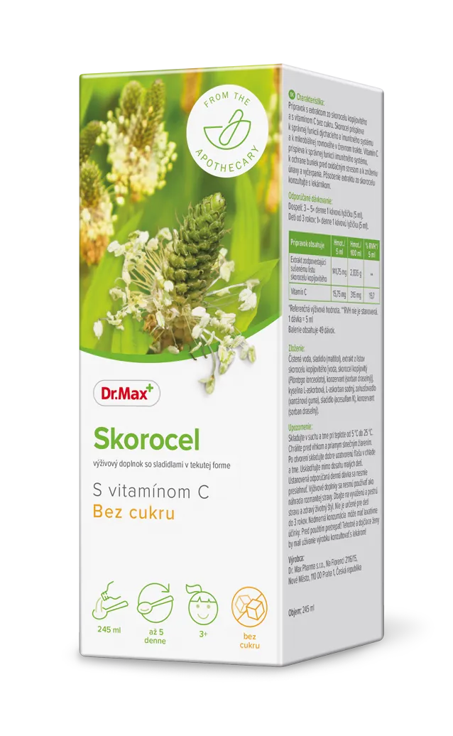 Dr. Max Skoroceľ s vitamínom C Bez cukru 1×245 ml