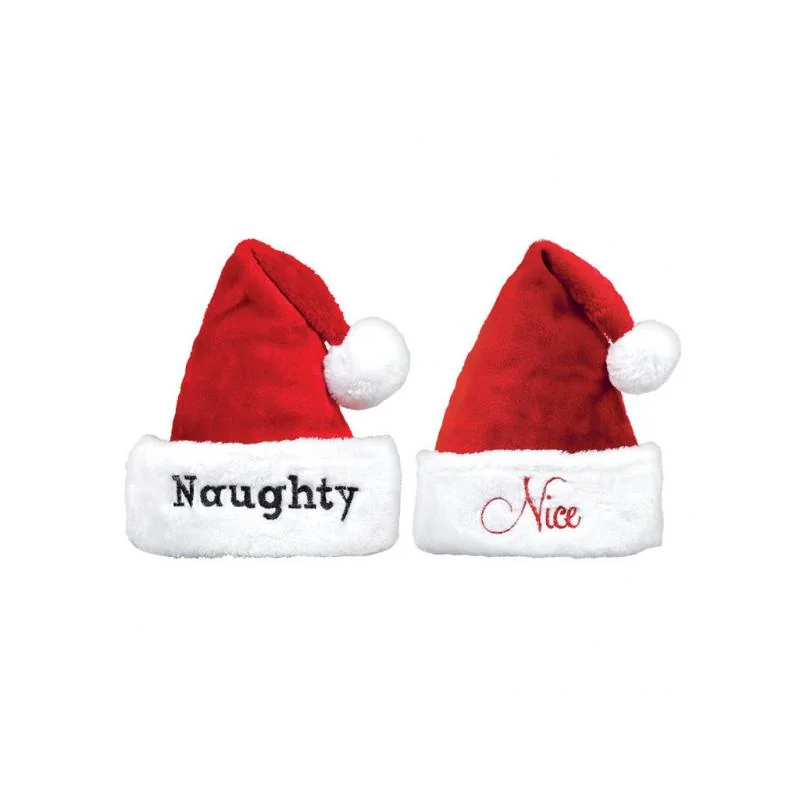 Amscan Mikulášske čiapky Naughty a Nice 2ks 39x62cm