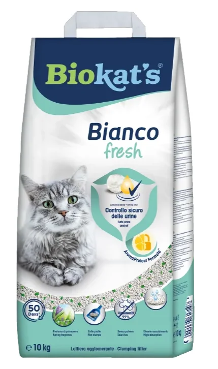 Biokats Podstielka Bianco Fresh Control 10kg