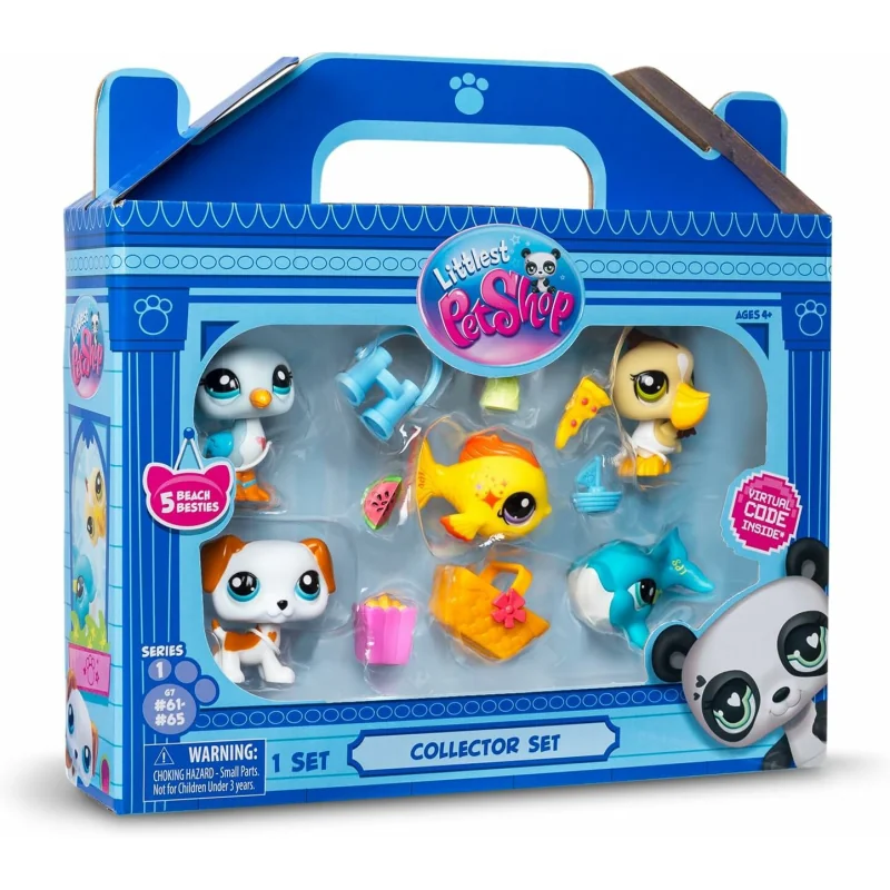 Littlest Pet Shop Beach Besties - Najlepší Proatelia z pláže, 5 postavičiek 