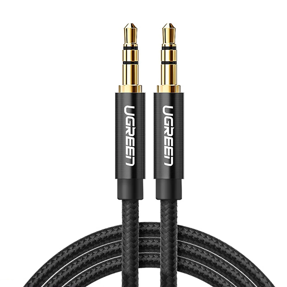 Ugreen AV112 audio kábel 3.5mm mini jack M/M 2m, čierny 