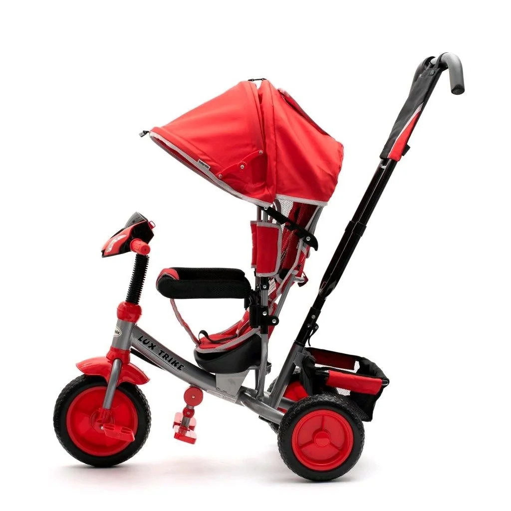 Detská trojkolka so svetlami Baby Mix Lux Trike sivá , 20C39537 