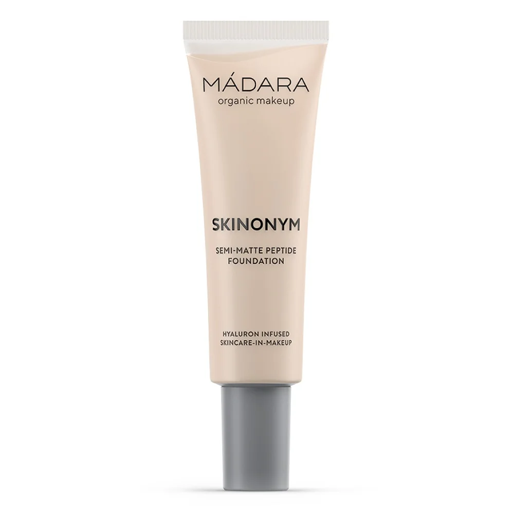 MÁDARA SKINONYM Polomatný Make-up s peptidmi, #15 STONE 1×30 ml, Make-up