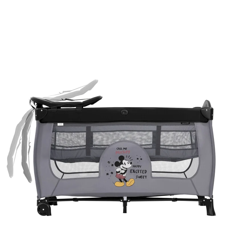 HAUCK - Sleep N Play Center postieľka s prebal.pultom, Mickey Mouse Grey 