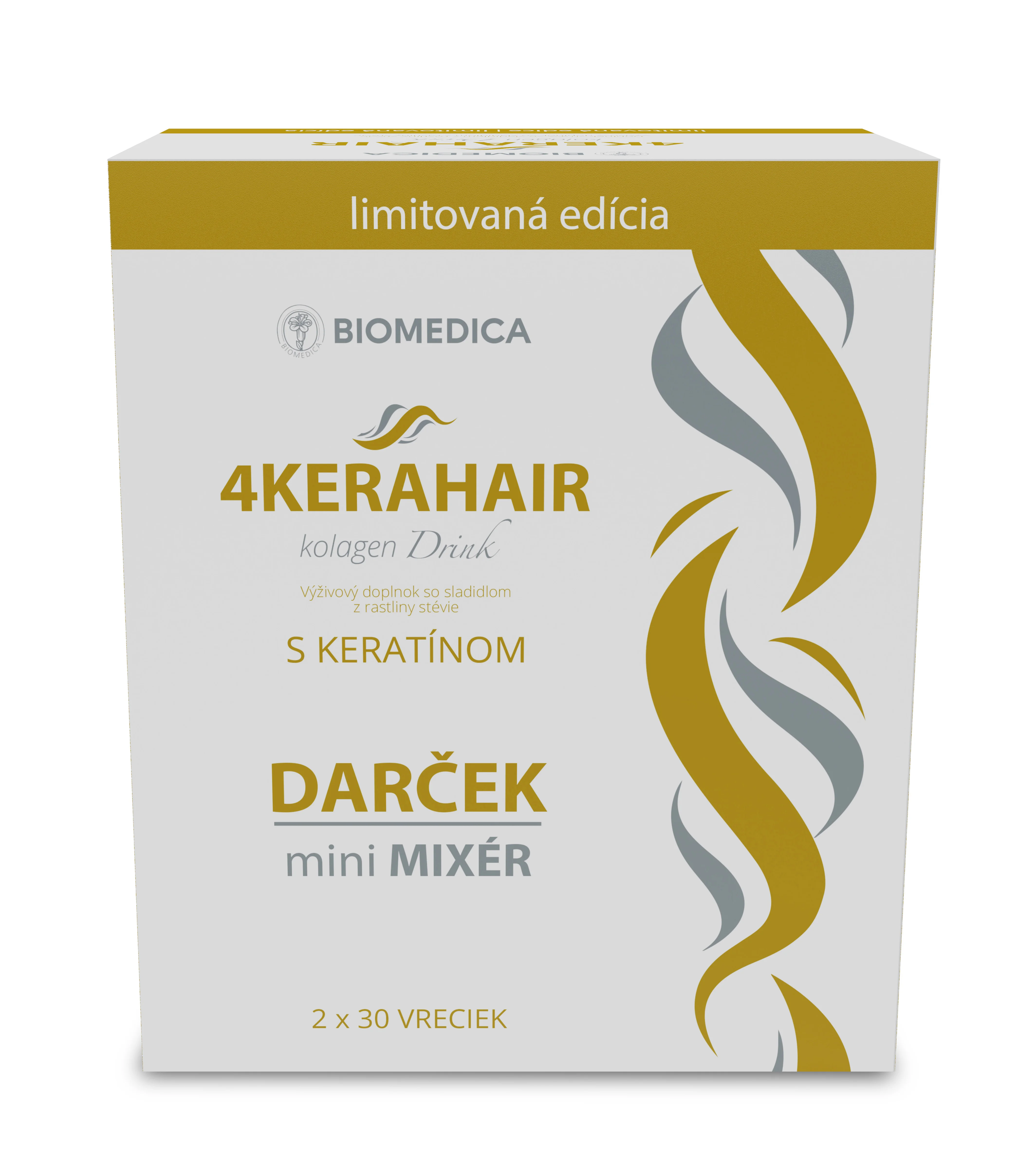 BIOMEDICA 4KERAHAIR Kolagen drink + Darček