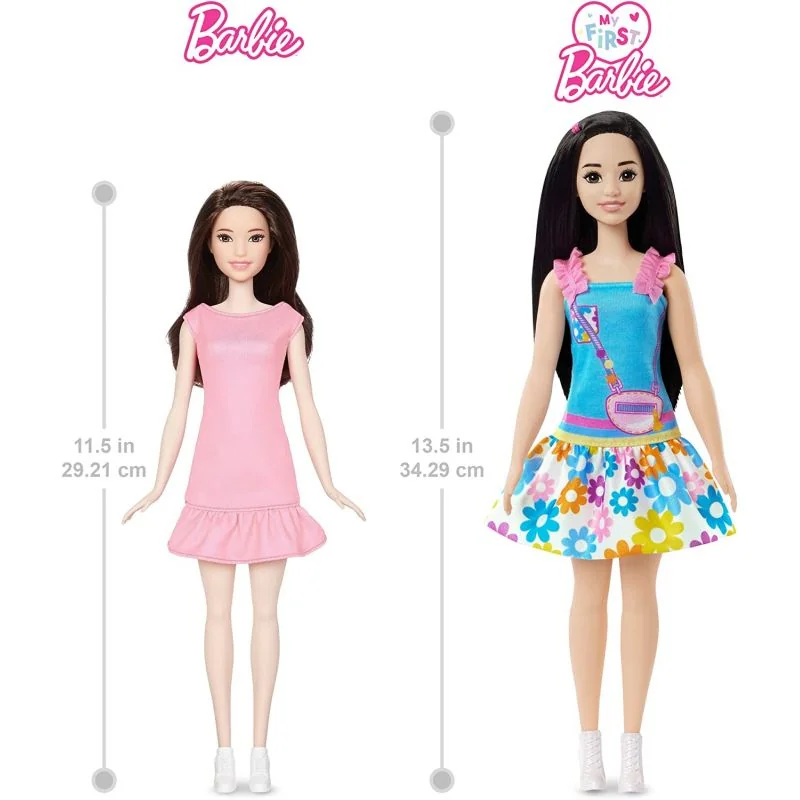 Mattel Barbie Moja prvá bábika čierne vlasy 34cm 