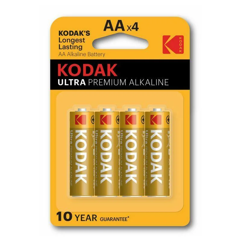 Kodak Ultra Premium alkalické batérie AA 1,5V 4ks 887930959512