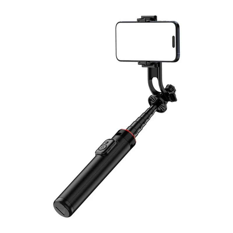 MG Tripod Bluetooth selfie tyč 1.3m, čierna 