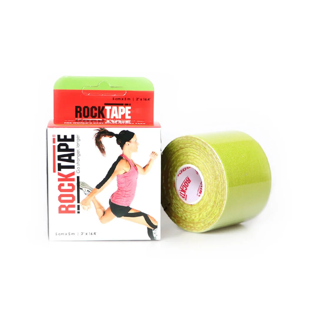 RockTape 5cm x 5m zeleno-žltá