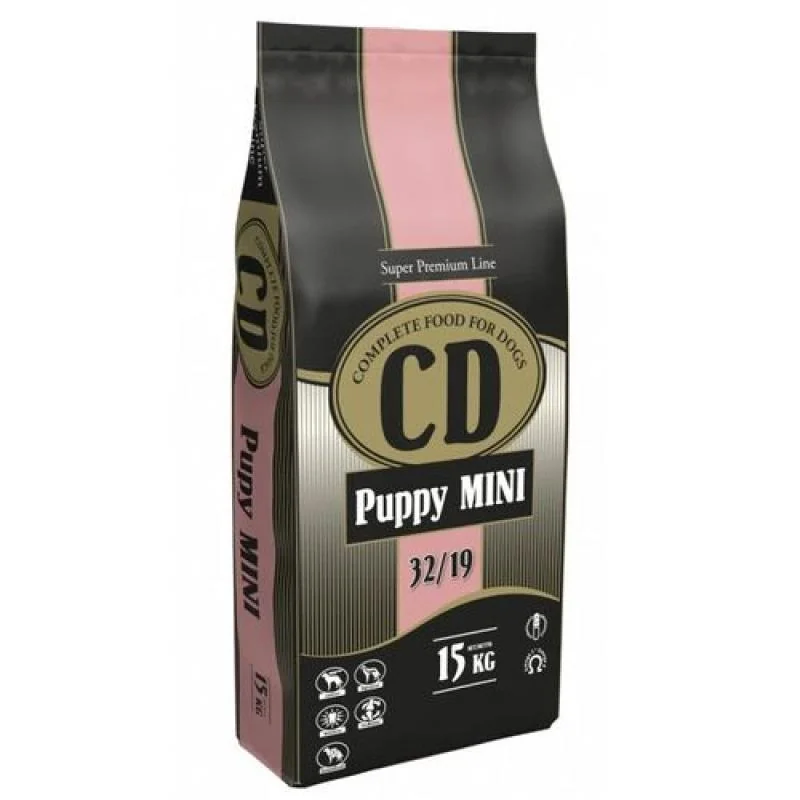 DELIKAN CD Puppy Mini 32/19 15kg Kompletné superprémiové krmivo pre šteňatá malých plemien do 1 roka