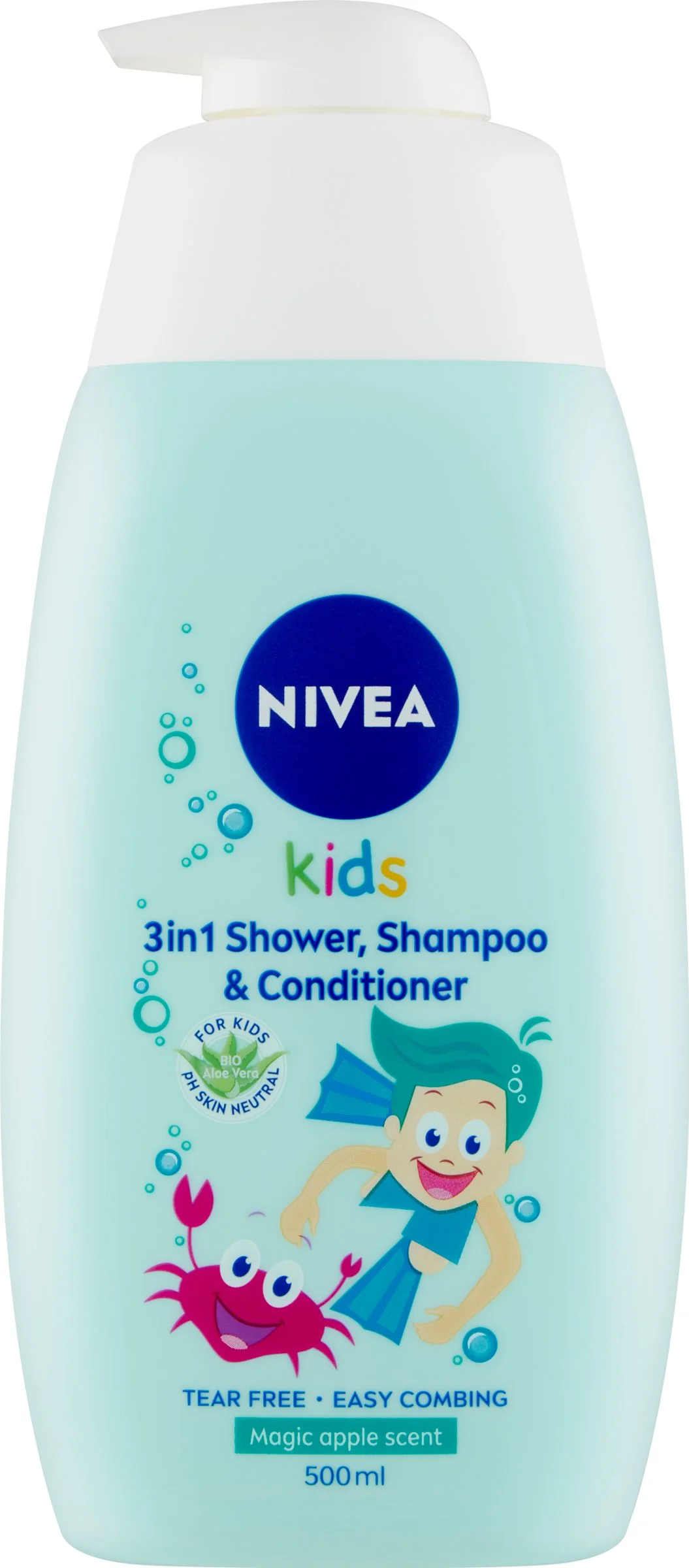 NIVEA Kids Detský Sprchovací gél 2v1 BOY 500ml 1×500 ml, sprchovací gél