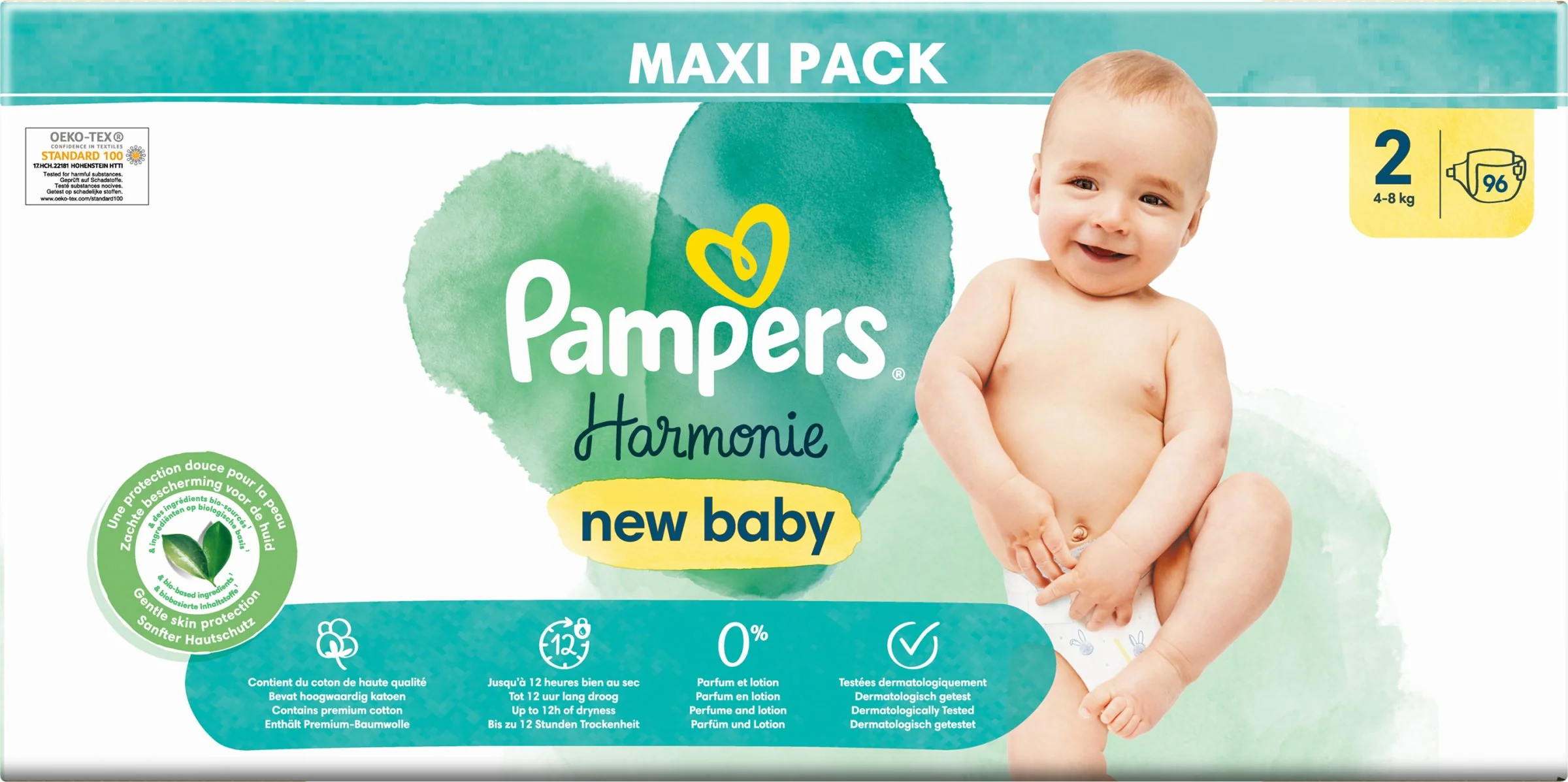 Pampers Harmonie MP S2 96ks (4-8kg)