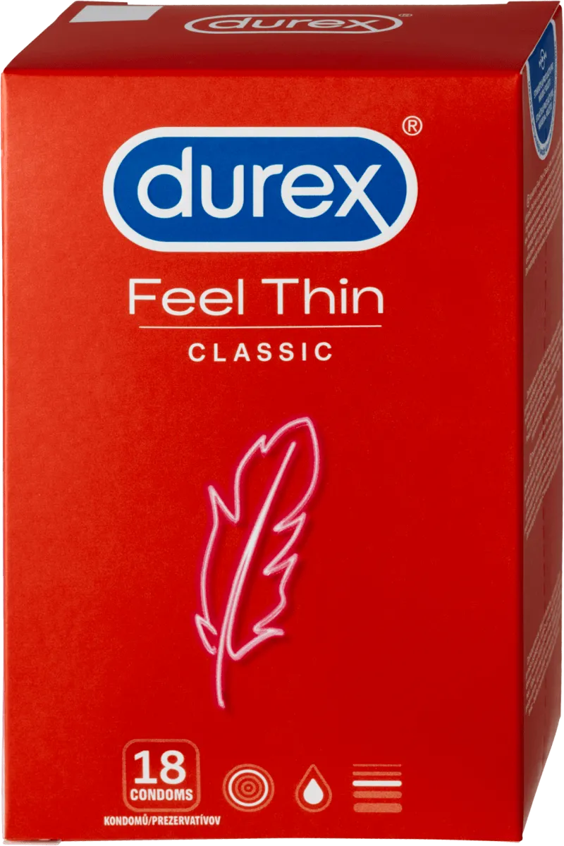 DUREX Feel Thin Classic 18 ks 1× 18 ks, kondómy