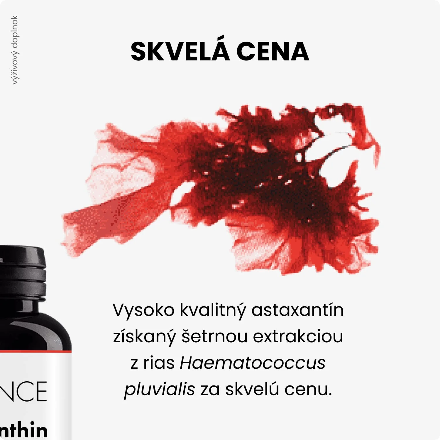 Astaxanthin ADVANCE 60 cps. – najlacnejší astaxantín 1×60 cps, výživový doplnok