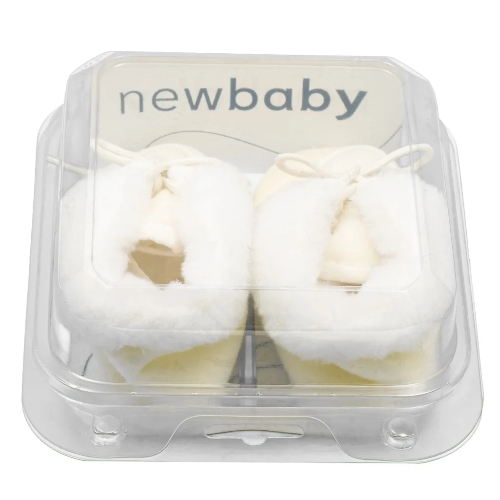 Dojčenské zimné capačky New Baby bežové 3-6 m 3-6 m, 20C49967 