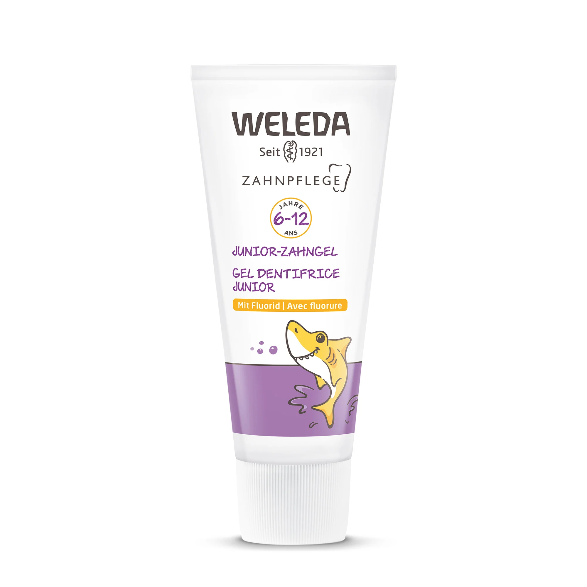 WELEDA Junior zubný gél s fluoridom 1×50 ml, zubný gél