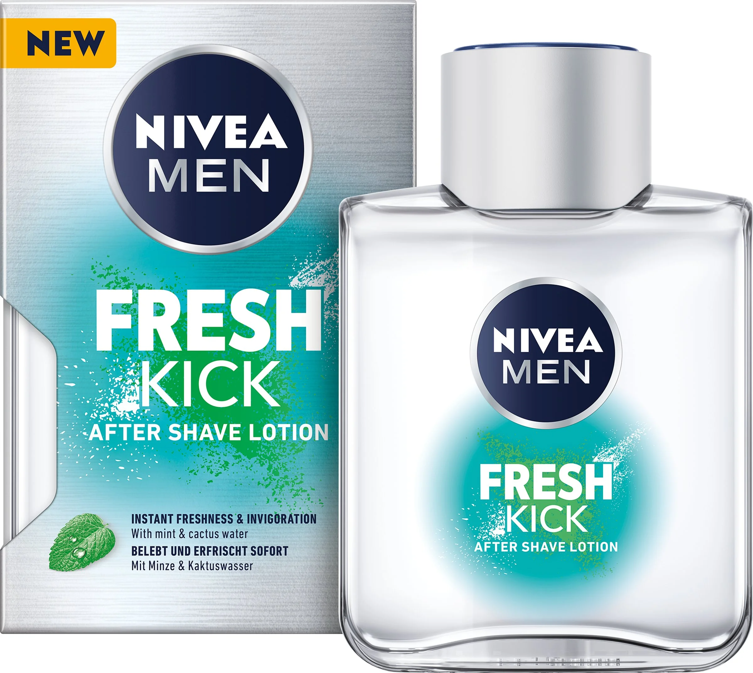 NIVEA Men Voda po holení Fresh Kick 1×100 ml, voda po holení