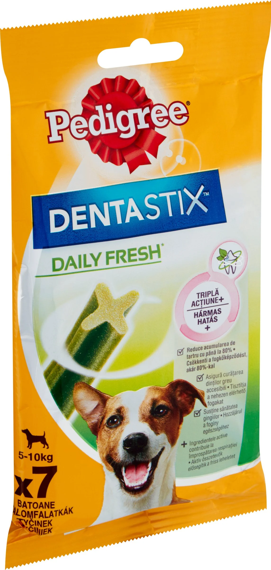 PEDIGREE pochúťka DentaStix Fresh Small 7pack 1×7 ks, pochúťka pre psy