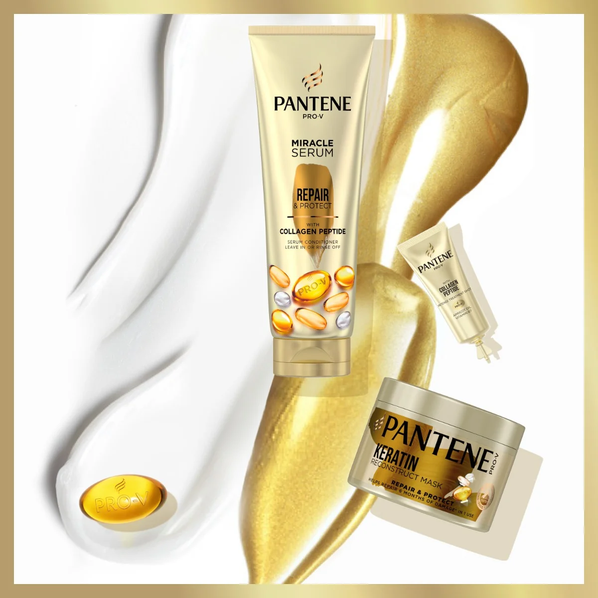 Pantene SOS shots 3 × 1MM maska 1×45 ml, maska na vlasy