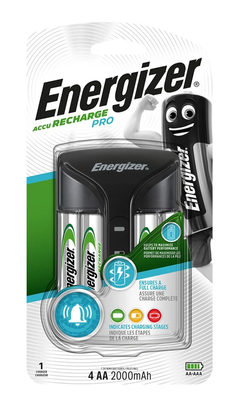 Energizer Nabíjačka Pro Charger +4AA Power Plus 2000mAh