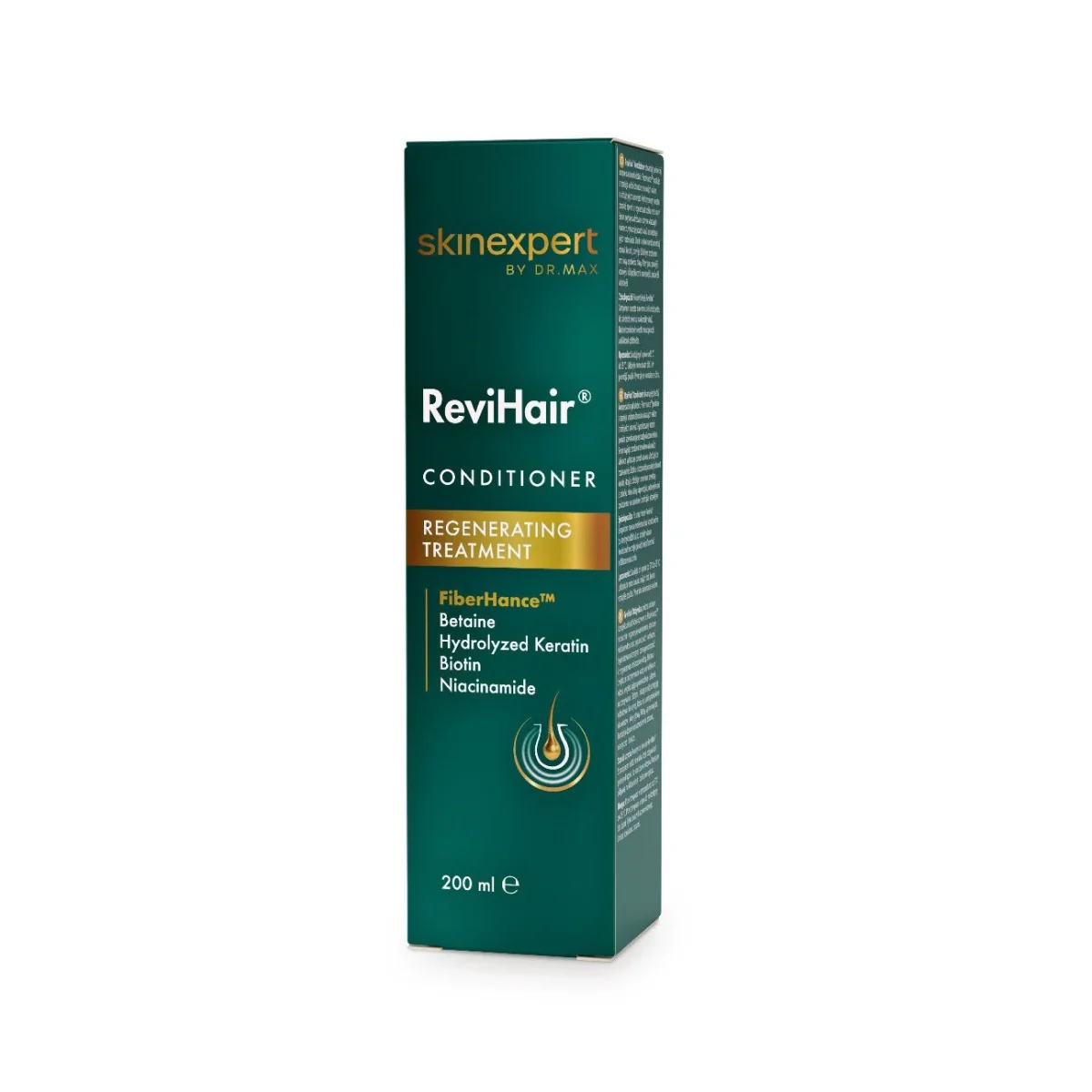 Skinexpert by Dr. Max ReviHair® kondicionér 200 ml, kondicionér proti vypadávaniu vlasov