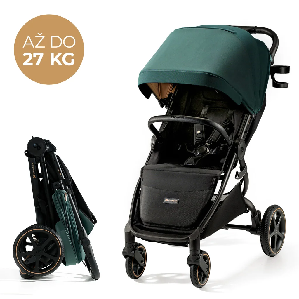 KINDERKRAFT SELECT Kočík športový Mitzy Jade Green 1×1 ks, športový kočík